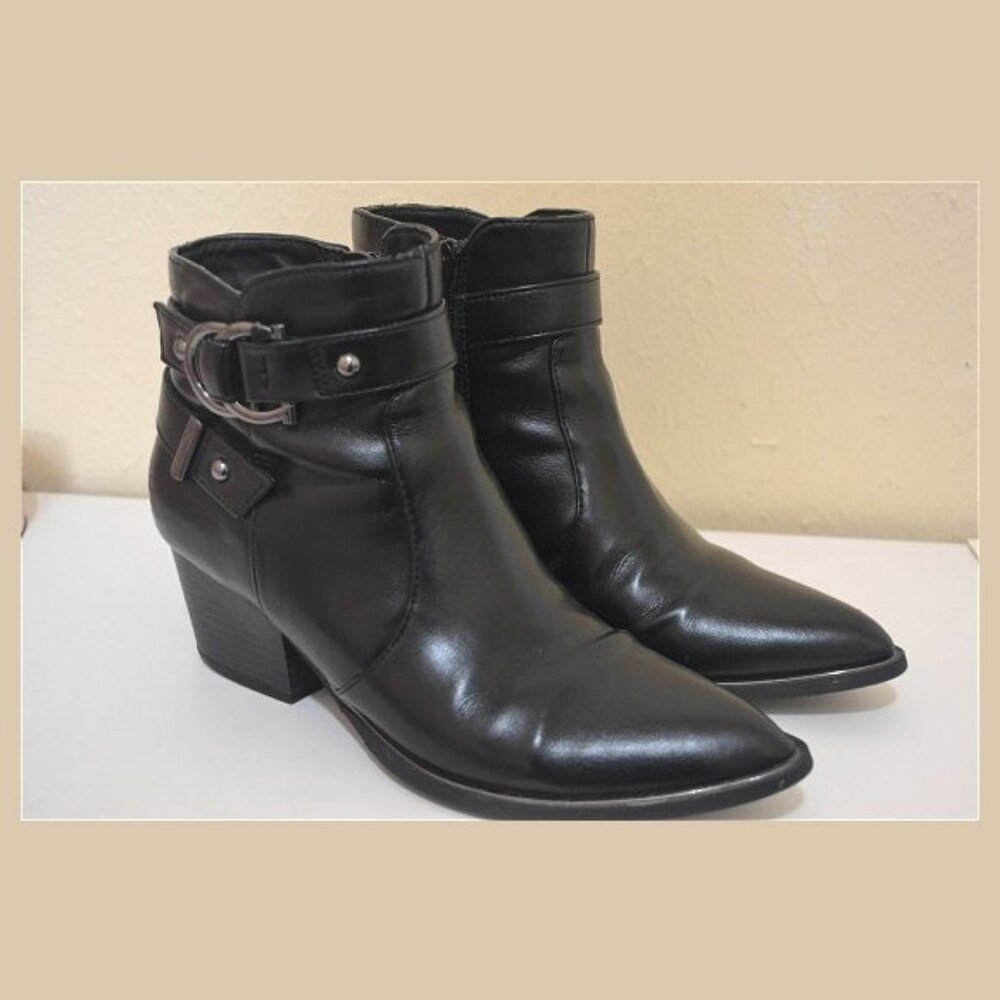 Black Pointed Toe Boots Size 6.5M